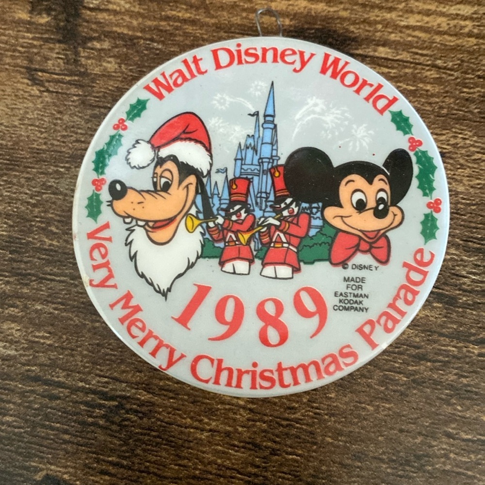 Walt Disney World -1989 Very Merry Christmas Parade Vintage Ornament
